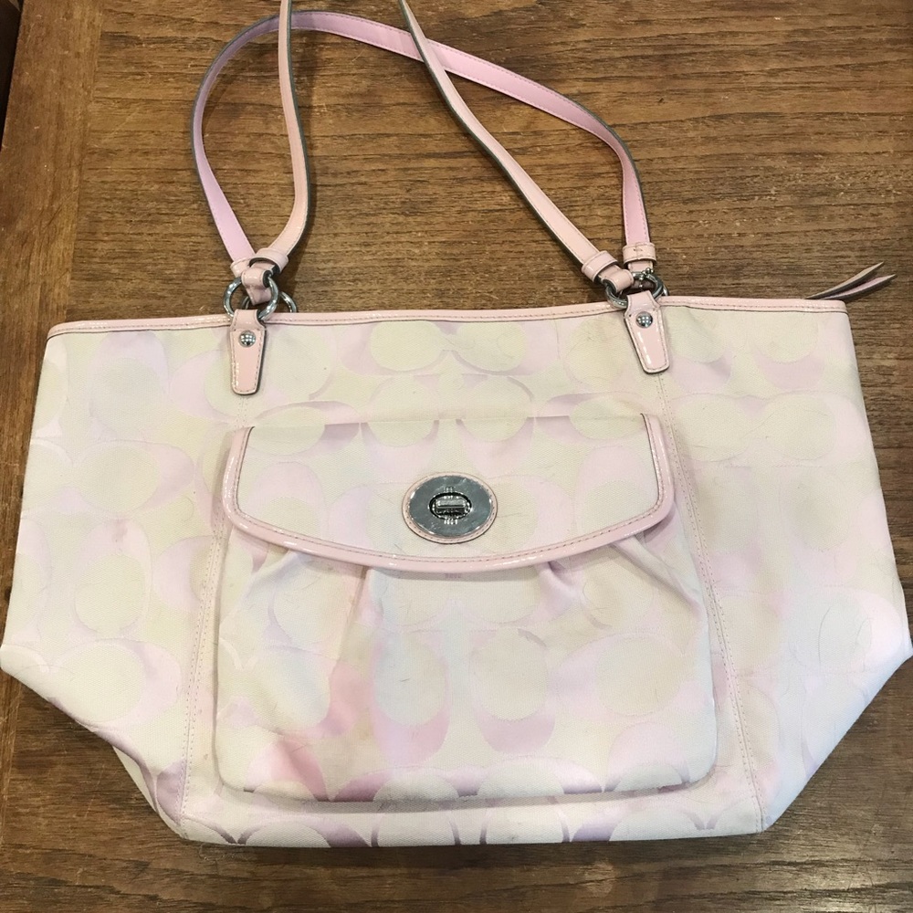 Pink Coach bag